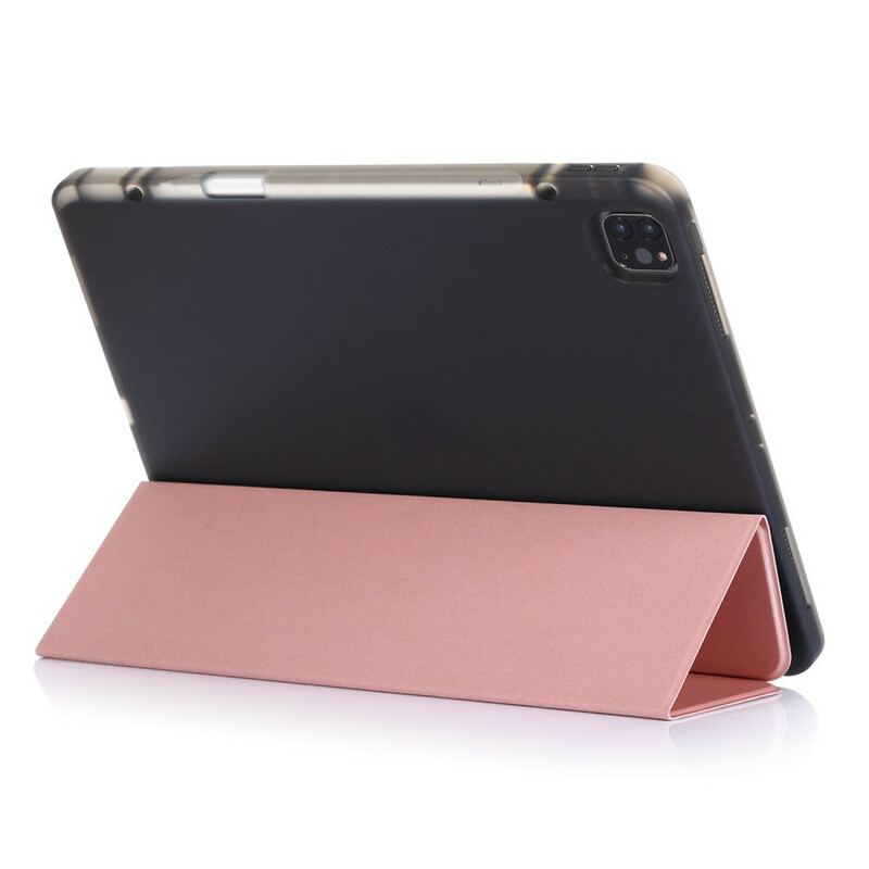 Capa De Celular Para iPad Pro 12.9" (2020) Couro Macio