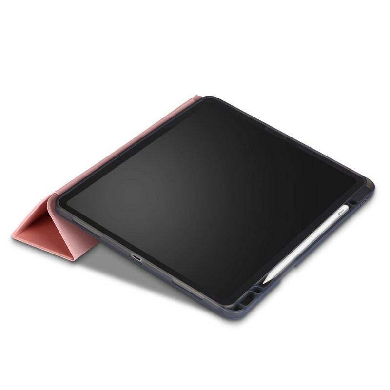 Capa De Celular Para iPad Pro 12.9" (2020) Couro Macio