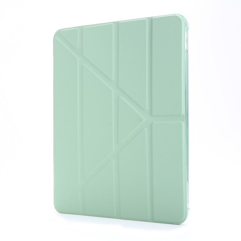 Capa De Celular Para iPad Pro 12.9" (2020) Capa Dobrável Efeito Couro