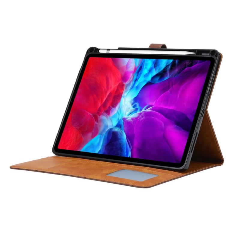 Capa Flip Para iPad Pro 12.9" (2020) Estilo Empresarial Com Alça