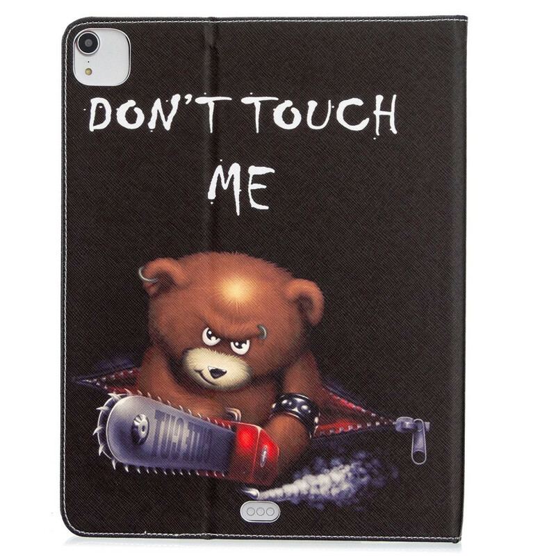 Capa Flip Para iPad Pro 12.9" (2020) Padrão De Impressão De Urso