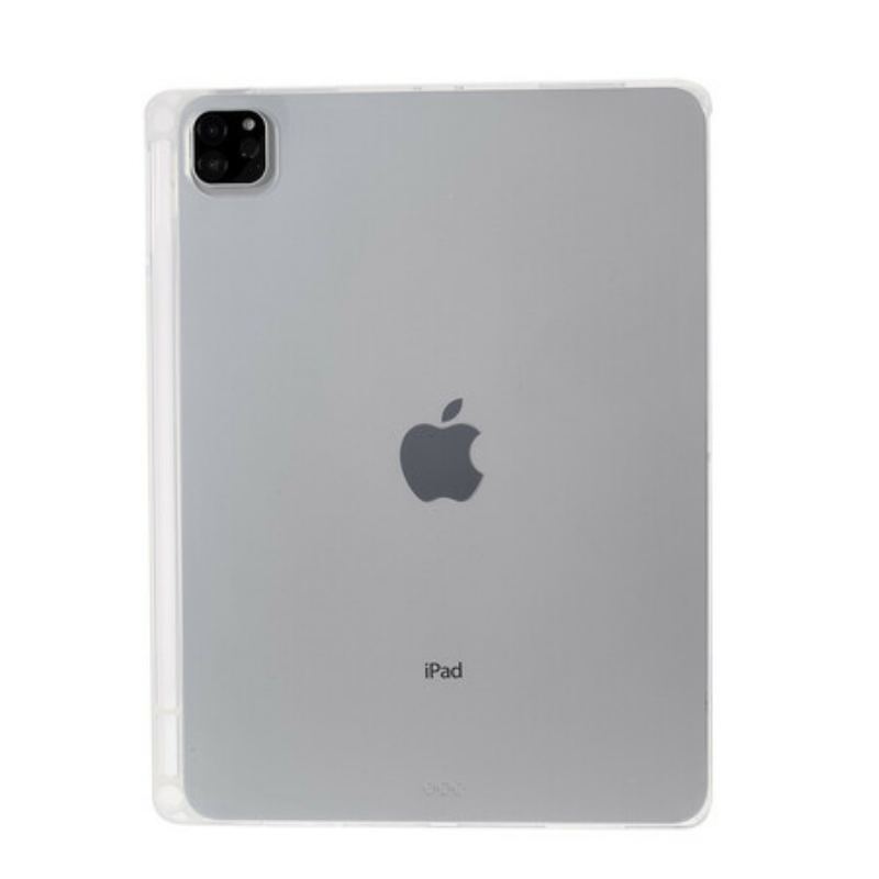 Capa Para iPad Pro 12.9" (2020) Porta Lápis Transparente