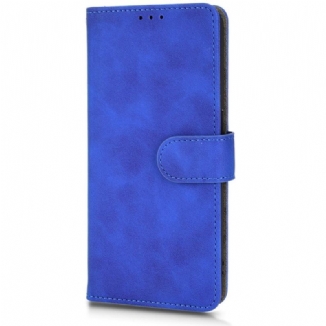 Capa De Couro Para Oppo Reno 7 De Cordão Strappy Skin-touch