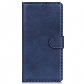 Capa De Couro Para Oppo Reno 7 Estilo De Couro Fosco