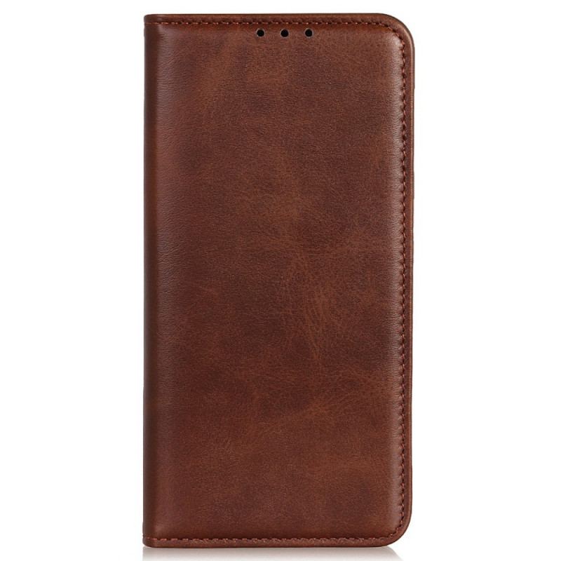 Capa Flip Para Oppo Reno 7 Clássico Couro Rachado