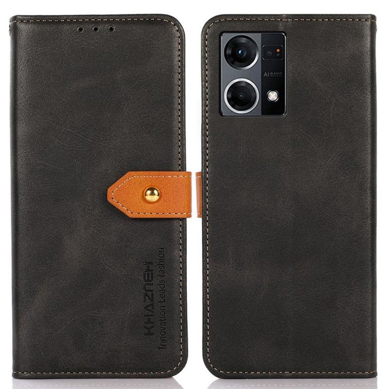 Capa Flip Para Oppo Reno 7 Com Alça Khazneh