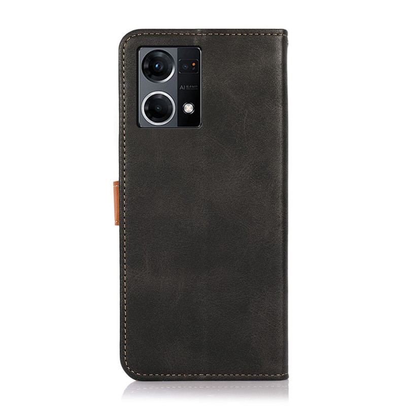 Capa Flip Para Oppo Reno 7 Com Alça Khazneh