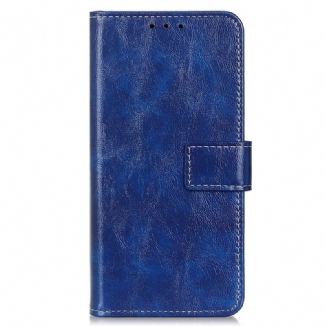 Capa Flip Para Oppo Reno 7 Envernizado Com Costuras