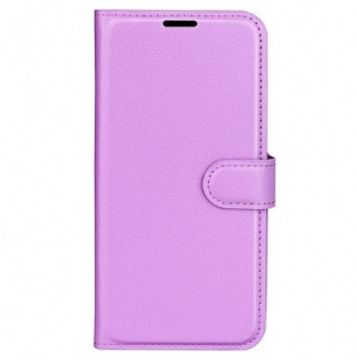 Capa Flip Para Oppo Reno 7 Estilo Clássico De Couro