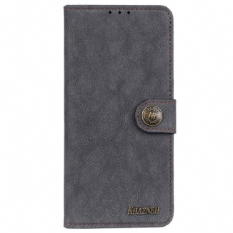 Capa Flip Para Oppo Reno 7 Khazneh Retrô Split Couro Sintético