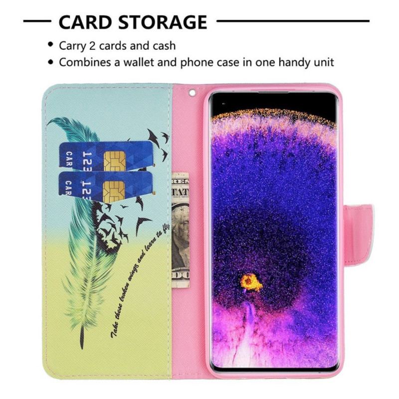 Capa Flip Para Oppo Reno 7 Pena