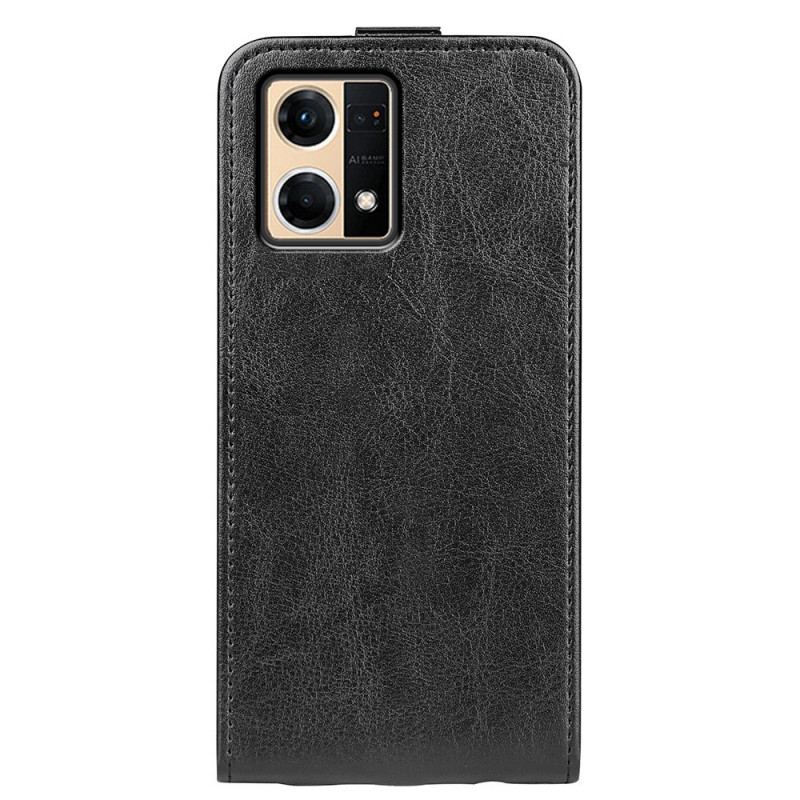 Capa Folio Para Oppo Reno 7 Flip Aba Vertical