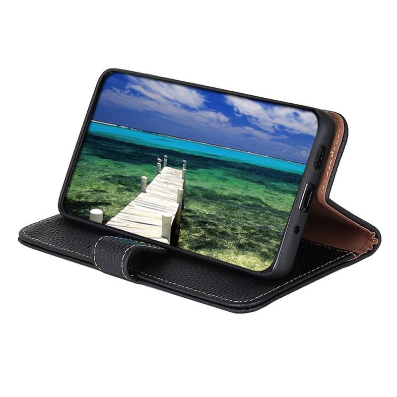 Capa Folio Para Oppo Reno 7 Khazneh Lichia Couro