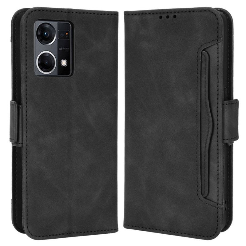 Capa Folio Para Oppo Reno 7 Multi-card Premier Class