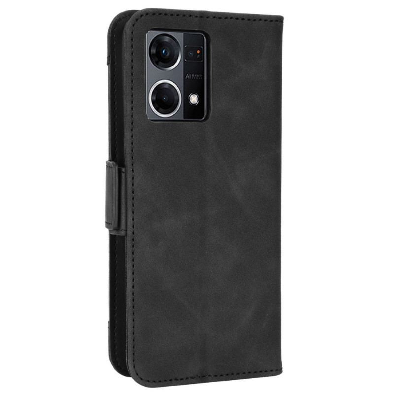 Capa Folio Para Oppo Reno 7 Multi-card Premier Class