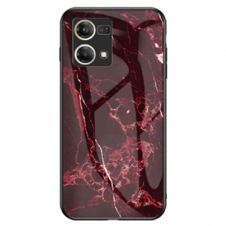 Capa Para Oppo Reno 7 Vidro Temperado De Mármore