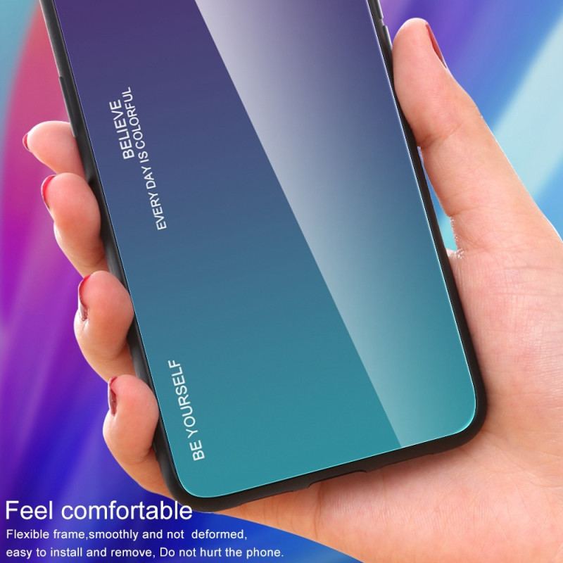 Capa Para Oppo Reno 7 Vidro Temperado Seja Você Mesmo