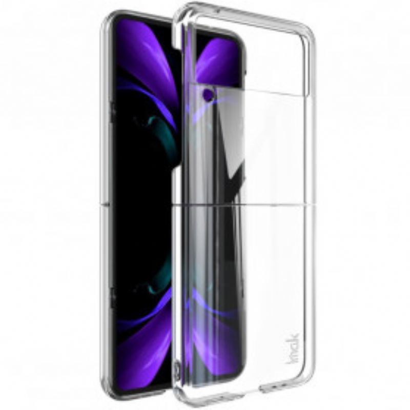 Capa Para Samsung Galaxy Z Flip 3 5G De Couro Cristal Imak