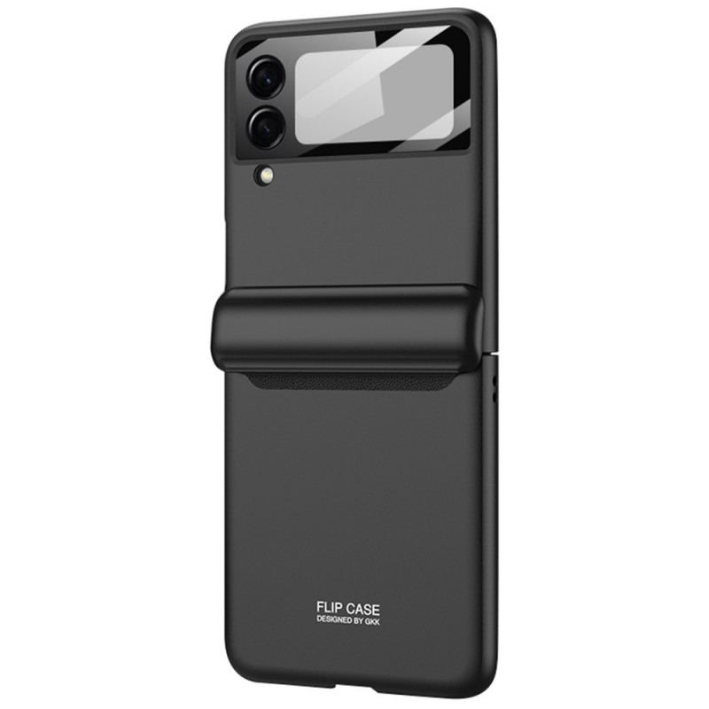 Capa Para Samsung Galaxy Z Flip 3 5G De Couro Dobradiça Magnética Gkk