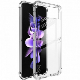 Capa Para Samsung Galaxy Z Flip 3 5G De Couro Filme Transparente E Tela Imak