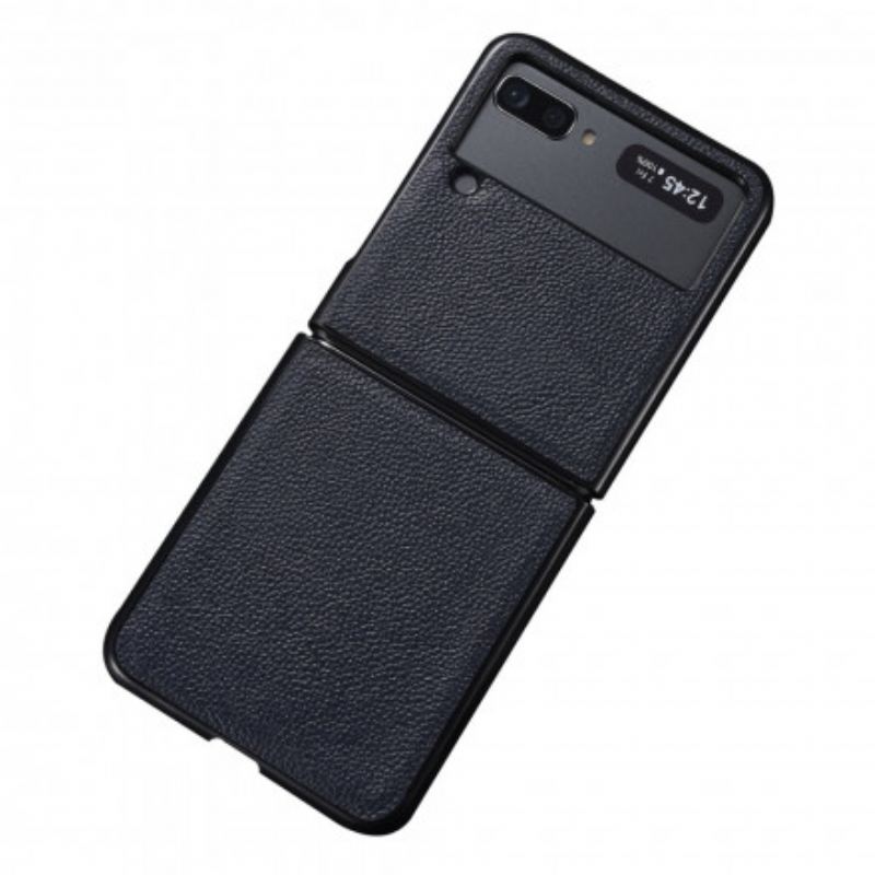 Capa Para Samsung Galaxy Z Flip 3 5G De Couro Couro Genuíno