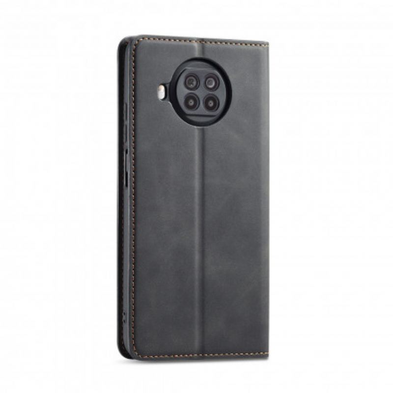 Capa De Celular Para Xiaomi Mi 10T Lite Flip Forwenw Efeito Couro