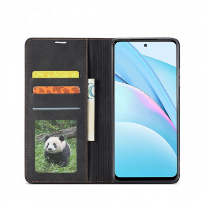 Capa De Celular Para Xiaomi Mi 10T Lite Flip Forwenw Efeito Couro