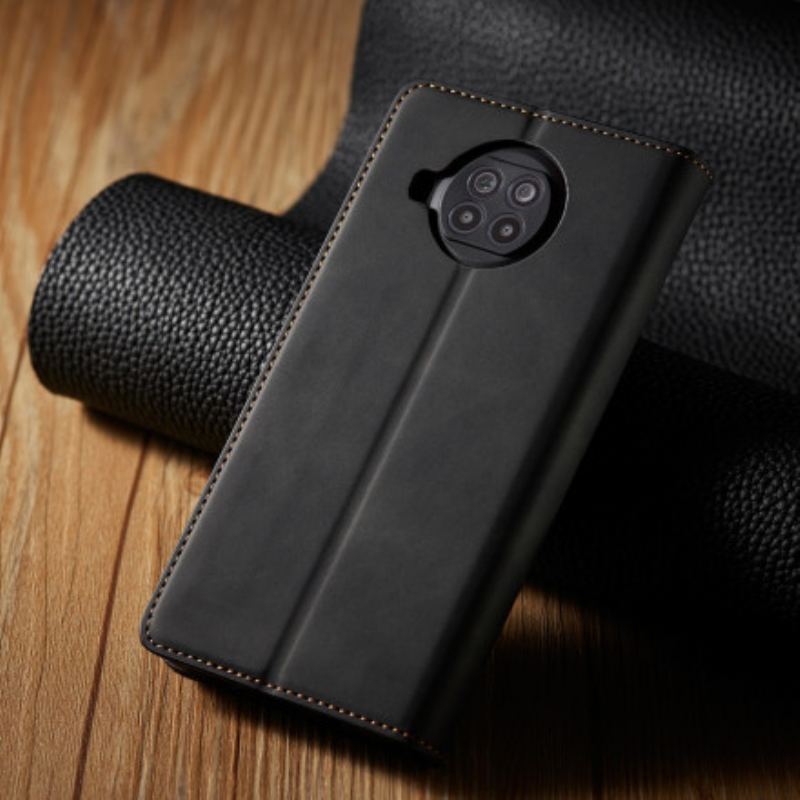 Capa De Celular Para Xiaomi Mi 10T Lite Flip Forwenw Efeito Couro