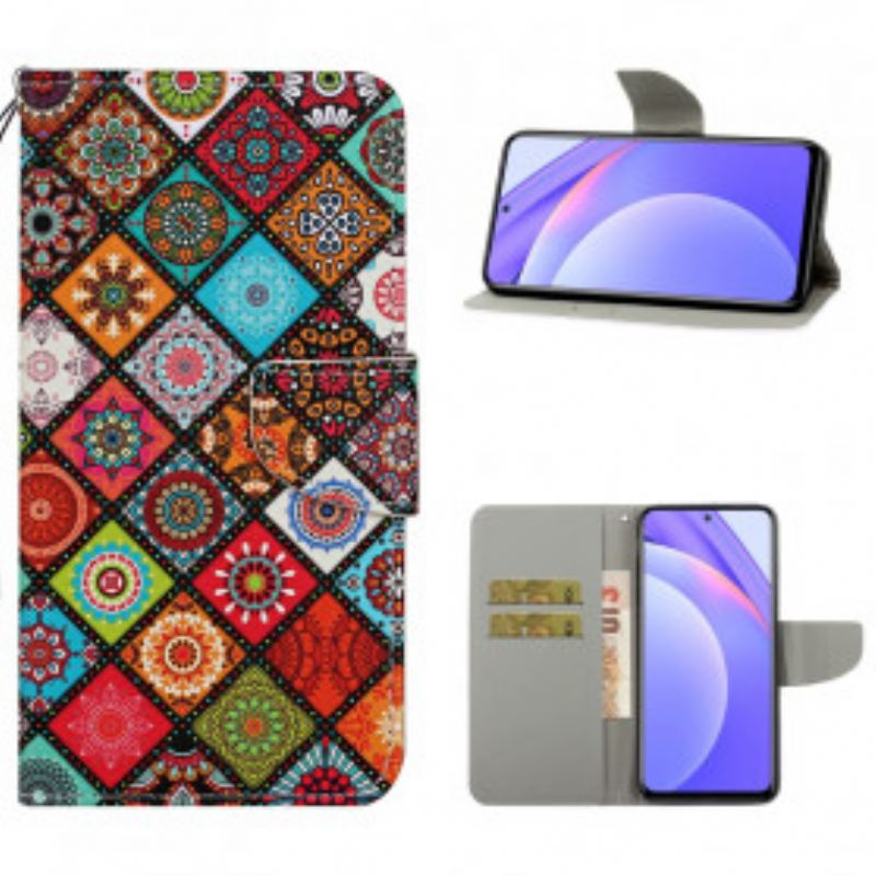 Capa Flip Para Xiaomi Mi 10T Lite Colcha De Mandala