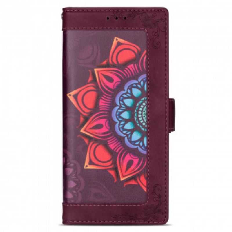 Capa Flip Para Xiaomi Mi 10T Lite De Cordão Mandala Strappy