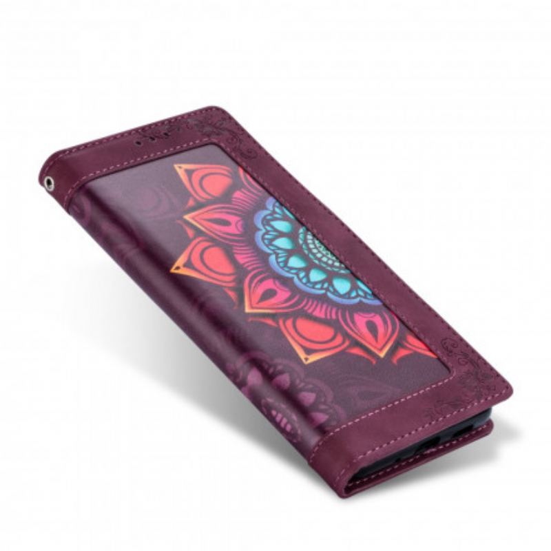 Capa Flip Para Xiaomi Mi 10T Lite De Cordão Mandala Strappy