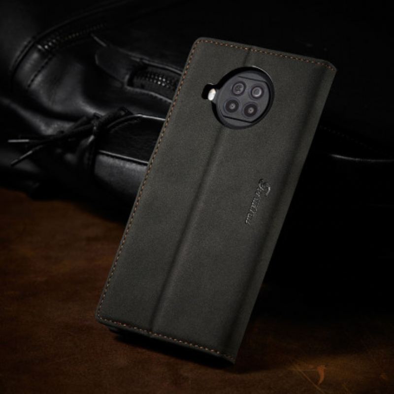 Capa Flip Para Xiaomi Mi 10T Lite Forwenw Efeito Couro