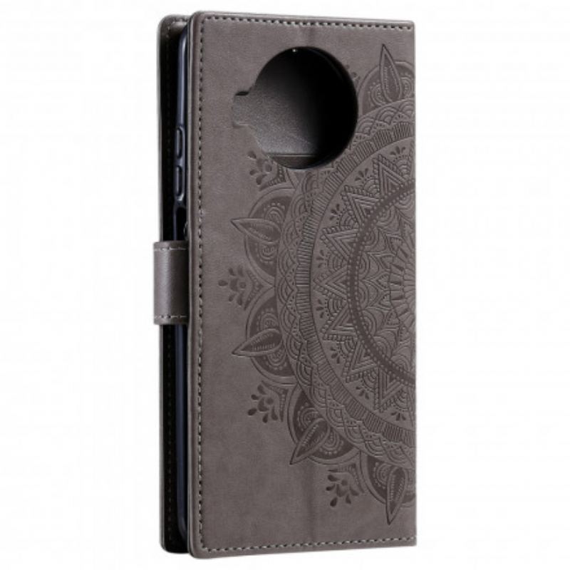 Capa Flip Para Xiaomi Mi 10T Lite Mandala Do Sol