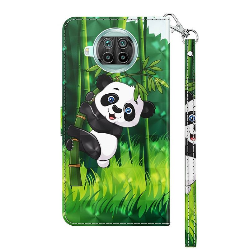 Capa Flip Para Xiaomi Mi 10T Lite Panda E Bambu