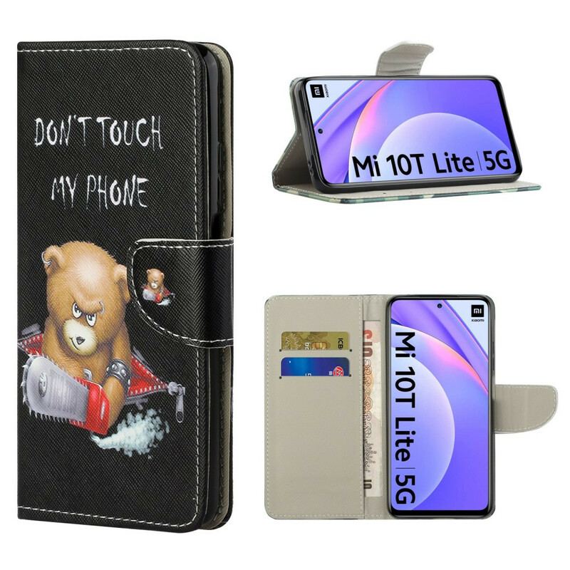 Capa Flip Para Xiaomi Mi 10T Lite Urso Perigoso