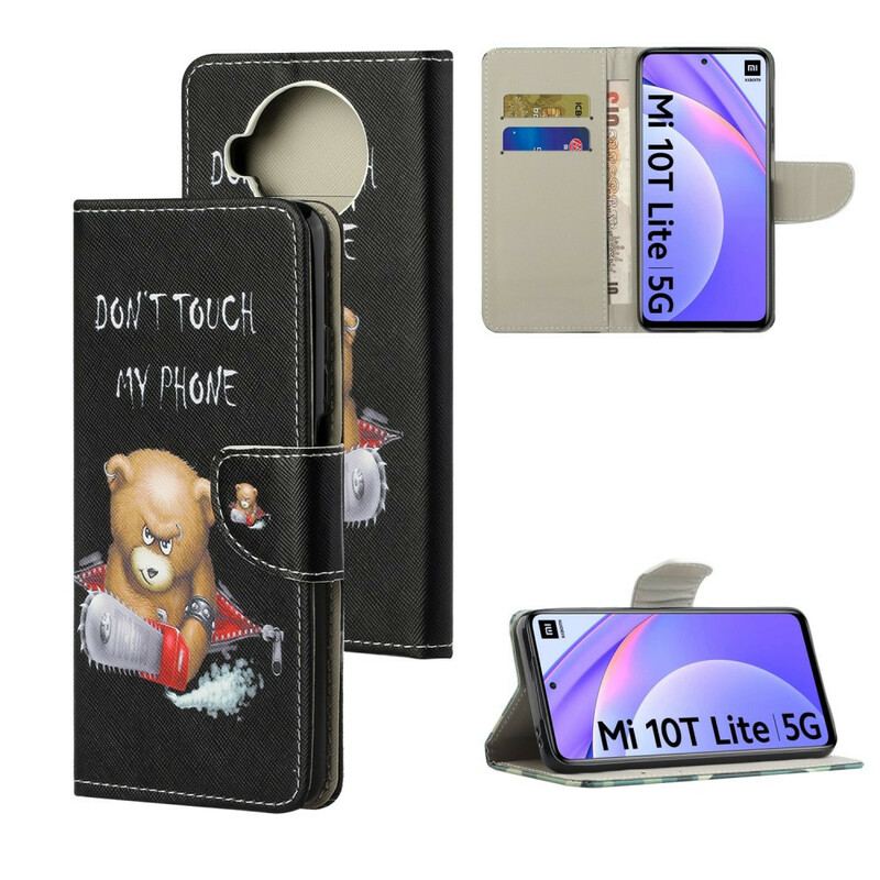 Capa Flip Para Xiaomi Mi 10T Lite Urso Perigoso