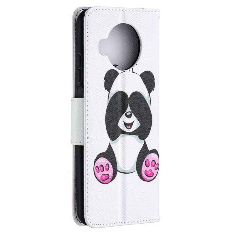 Capa Folio Para Xiaomi Mi 10T Lite Panda Divertido