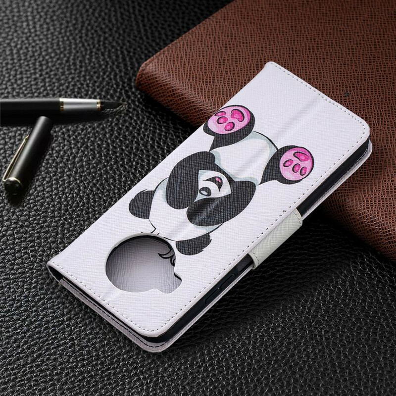 Capa Folio Para Xiaomi Mi 10T Lite Panda Divertido