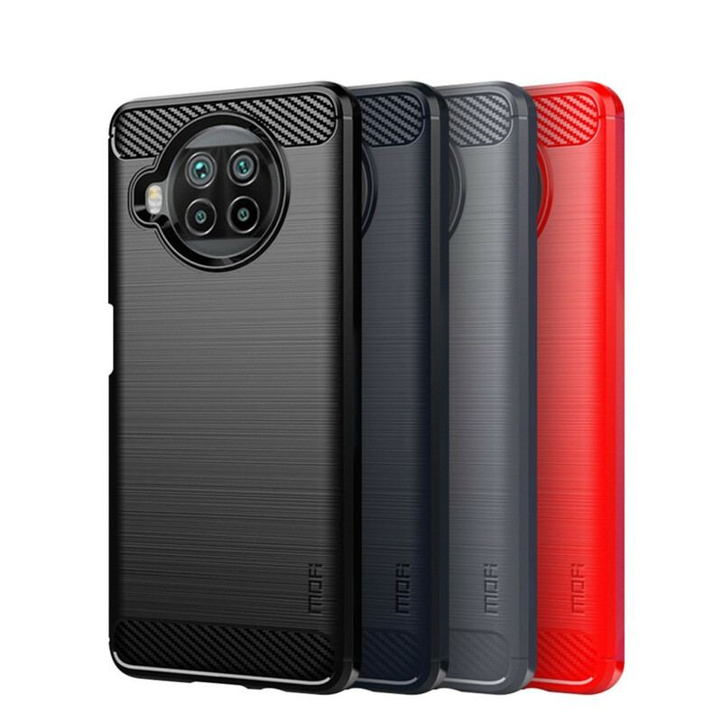 Capa Para Xiaomi Mi 10T Lite Carbono Escovado Mofi