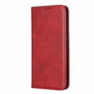 Capa De Celular Para Xiaomi Mi 10 / 10 Pro Flip Couro Rachado Elegância