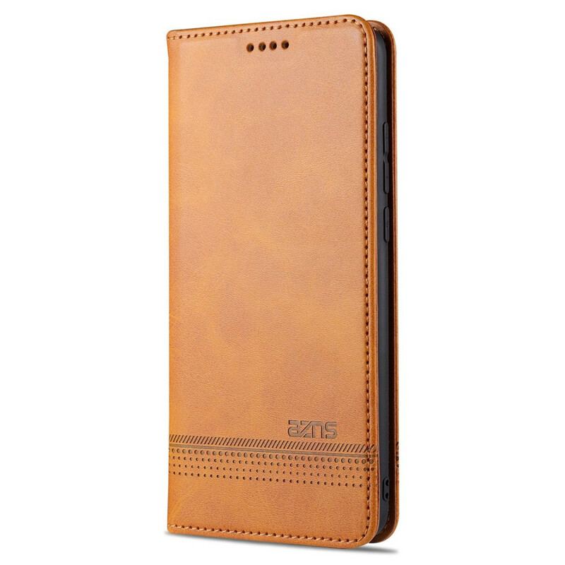 Capa De Celular Para Xiaomi Mi 10 / 10 Pro Flip Estilo De Couro Azns