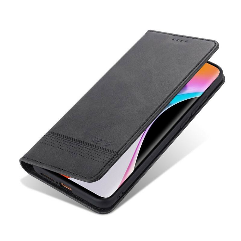 Capa De Celular Para Xiaomi Mi 10 / 10 Pro Flip Estilo De Couro Azns