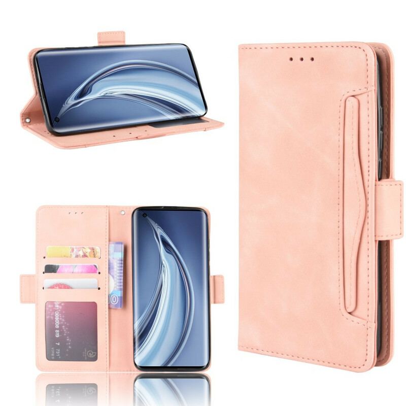 Capa Em Pele Para Xiaomi Mi 10 / 10 Pro Multi-card Premier Class