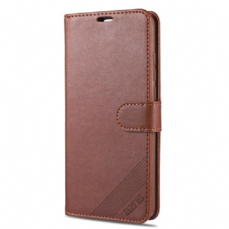 Capa Flip Para Xiaomi Mi 10 / 10 Pro Couro Sintético Azns