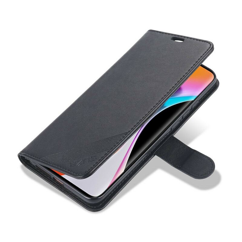 Capa Flip Para Xiaomi Mi 10 / 10 Pro Couro Sintético Azns