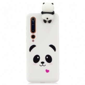 Capa Para Xiaomi Mi 10 / 10 Pro Amor Panda 3d