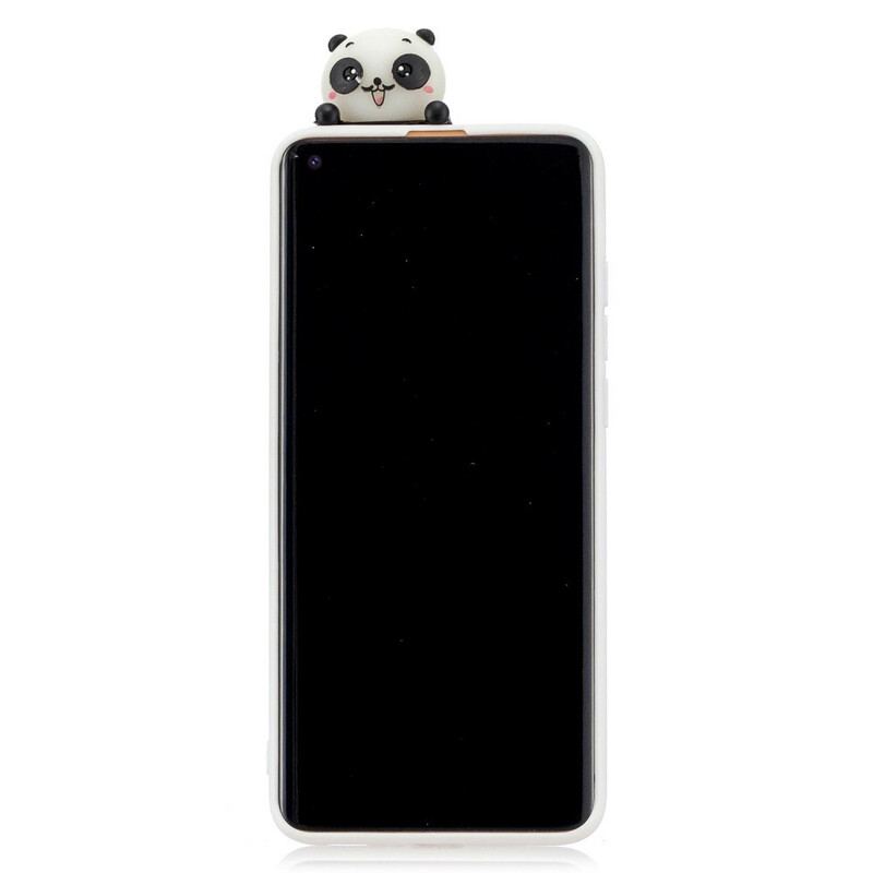 Capa Para Xiaomi Mi 10 / 10 Pro Amor Panda 3d