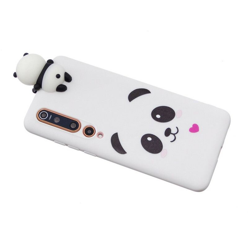 Capa Para Xiaomi Mi 10 / 10 Pro Amor Panda 3d