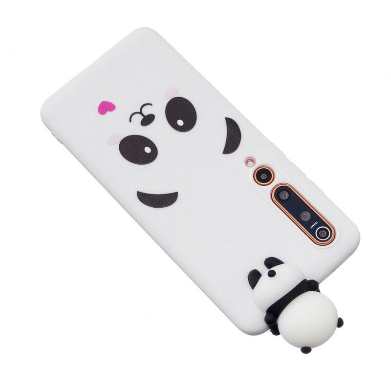 Capa Para Xiaomi Mi 10 / 10 Pro Amor Panda 3d