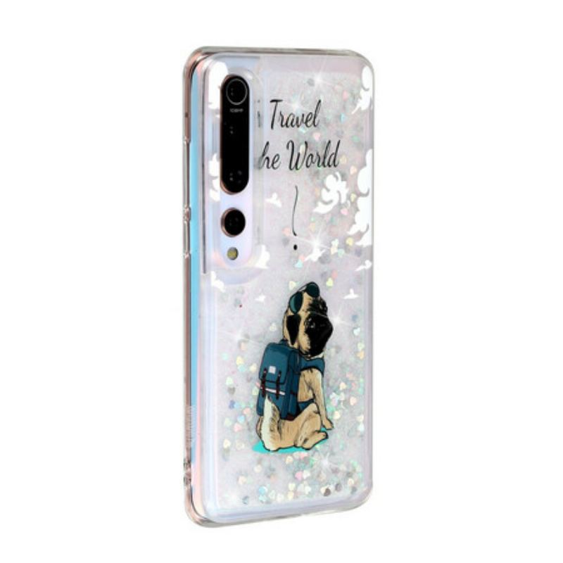 Capa Para Xiaomi Mi 10 / 10 Pro Cachorro Glitter